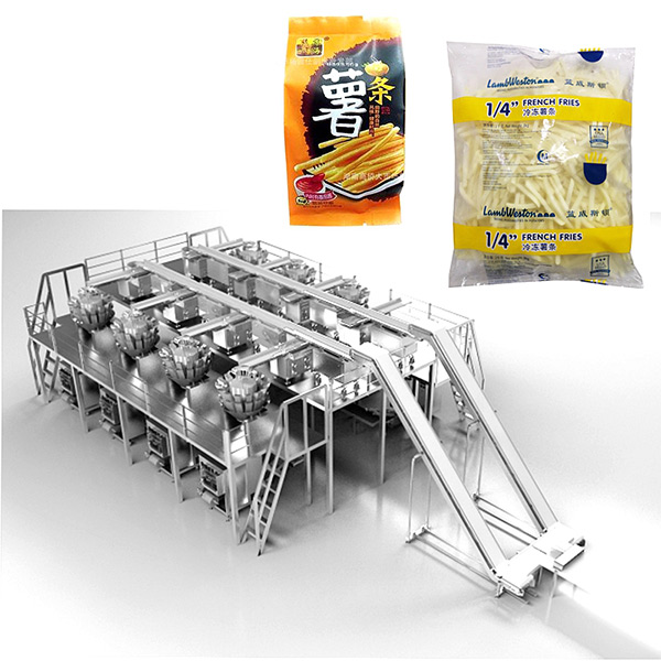膨化食品包装机生产线